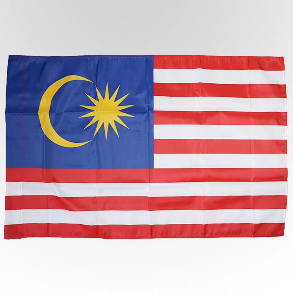 Custom printed Malaysia national flag, wholesale from Wolflag flag factory