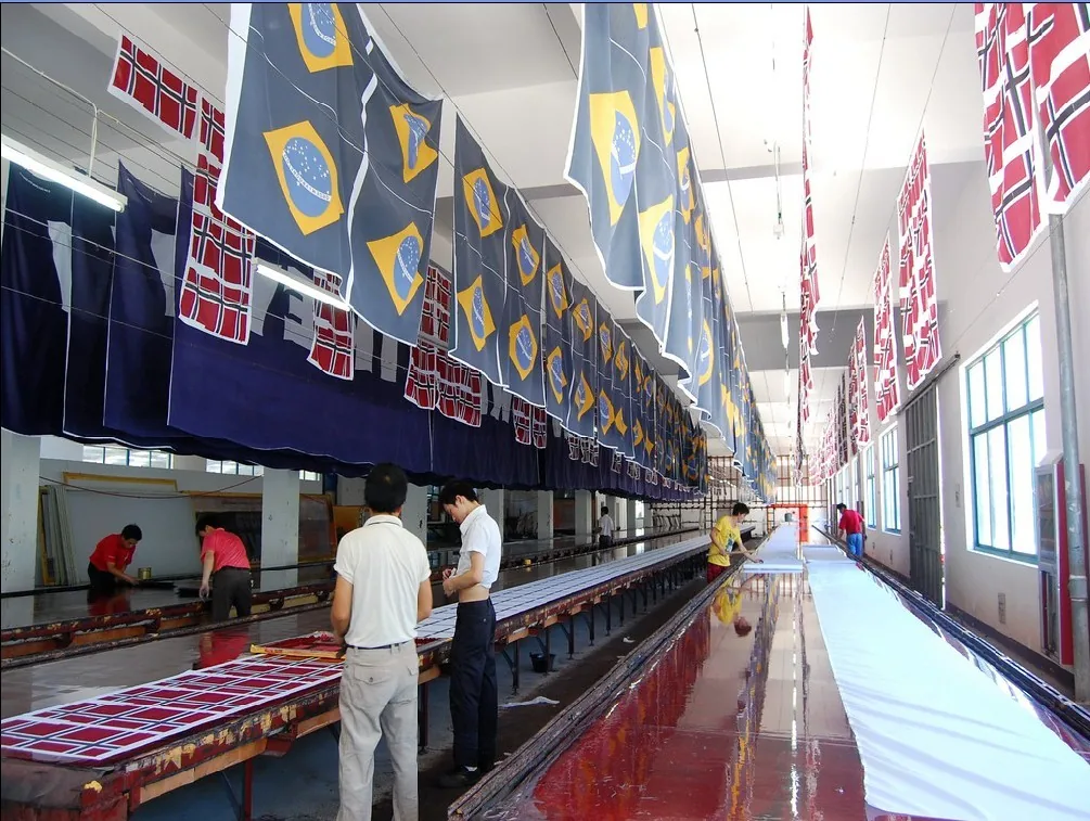 Flags printing line